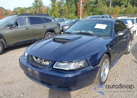 2002 Ford Mustang Gt z USA, uszkodzony, nr VIN 1FAFP42X92F156454